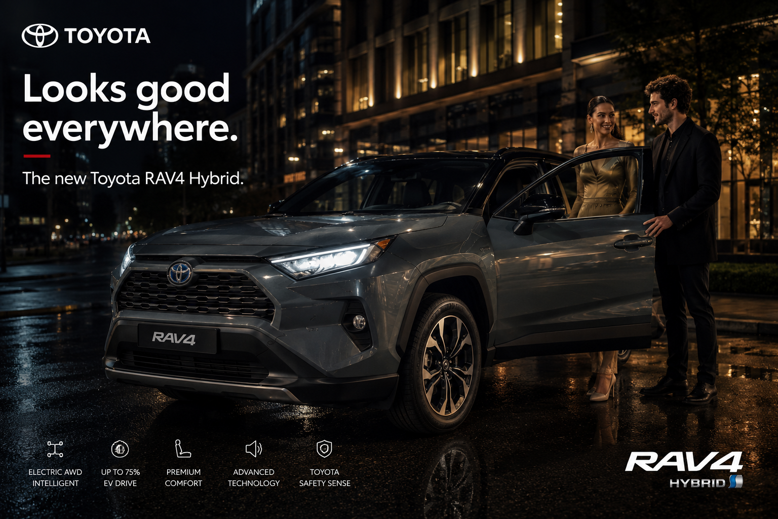 Toyota RAV4 independent AI concept project for the European market