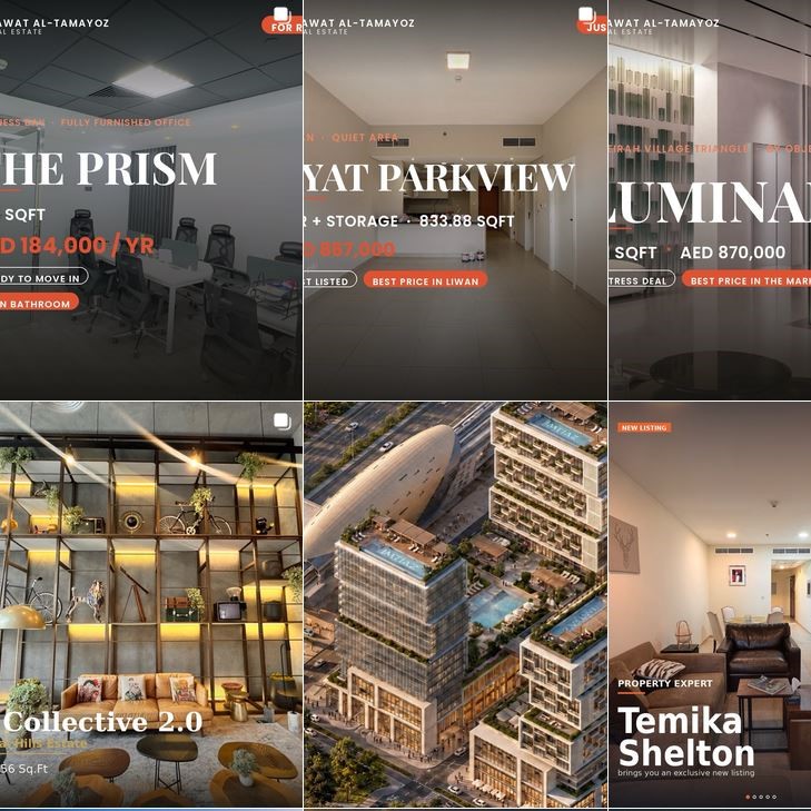 Nawat Al Tamayoz real estate social media work